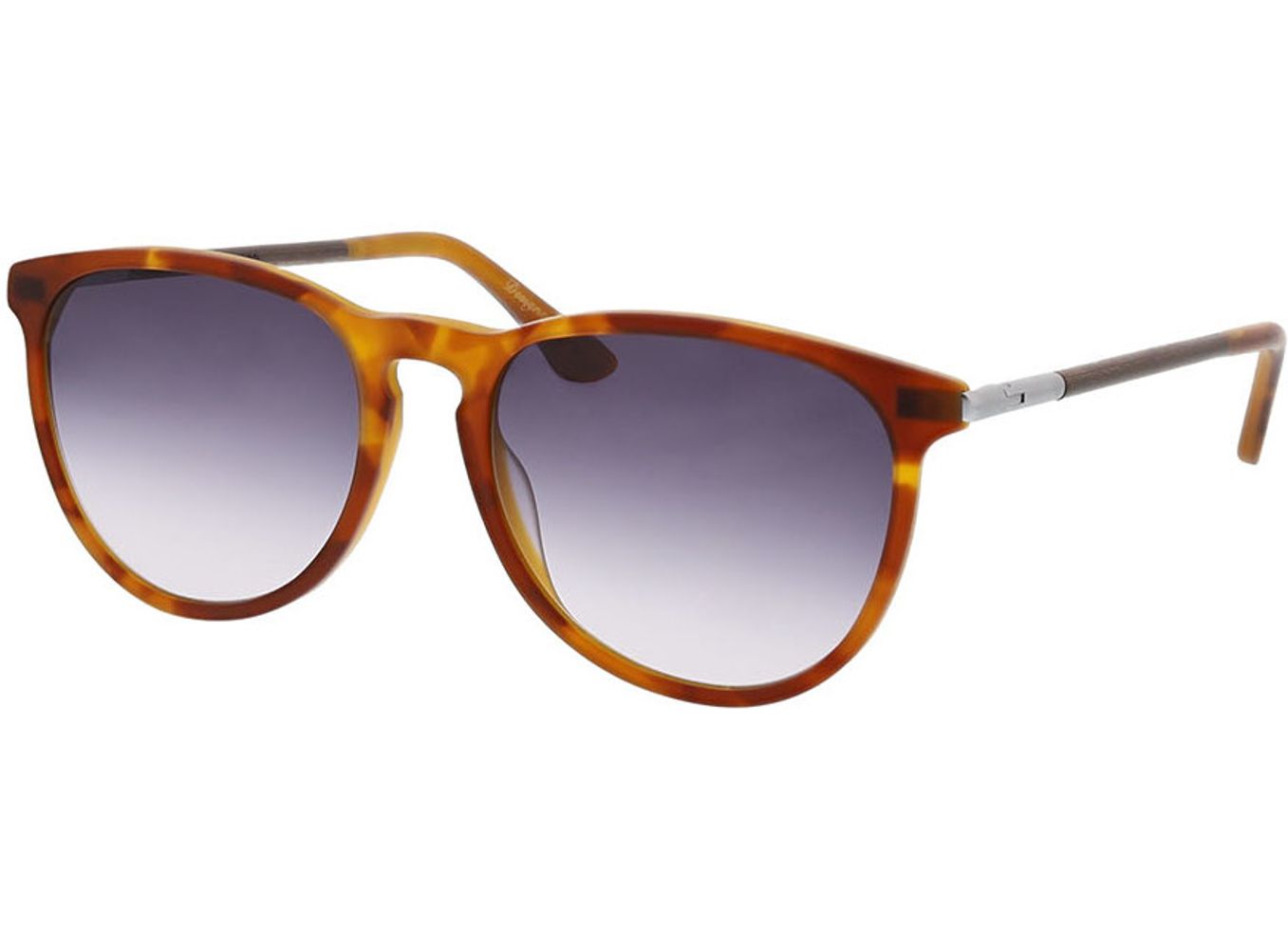 Woodfellas Sunglasses Jord walnut/havana 54-18 Sonnenbrille mit Sehstärke erhältlich, Damen, Vollrand, panto von Woodfellas