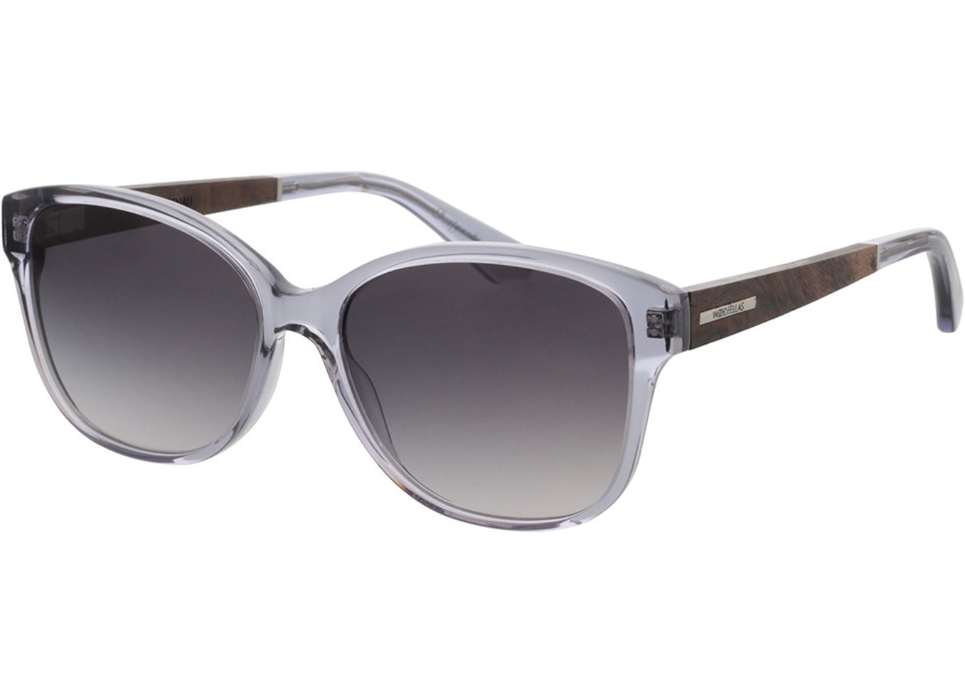 Woodfellas Sunglasses Rosenau curled/grey 54-15 Sonnenbrille mit Sehstärke erhältlich, Damen, Vollrand, Eckig von Woodfellas