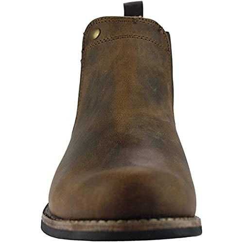 Woodland Herren Leder Dealer/Chelsea Stiefel (43 EU) (Braun) von Woodland