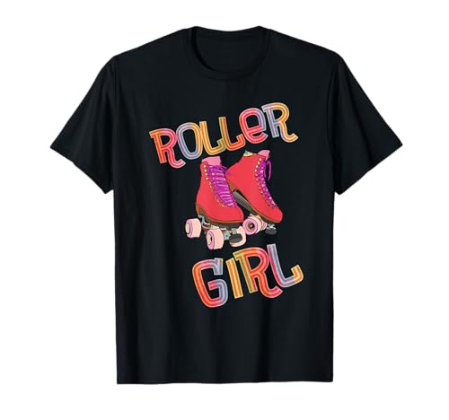 Rollschuh - Roller Girl - mit Rollschuhen laufen - 80er T-Shirt Rollschuh - Roller Girl - mit Rollschuhen laufen - 80er T-Shirt von Woodpacker11Designs - Roller Girl - Rollerskater