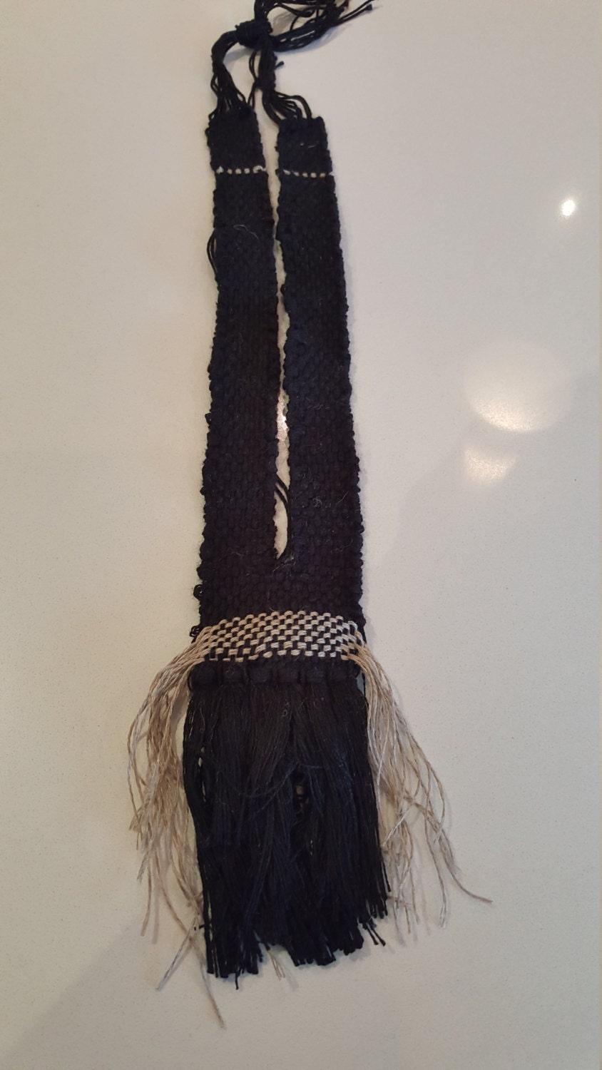 Gewebte Kette "Ebenholz" von Woodrowandco