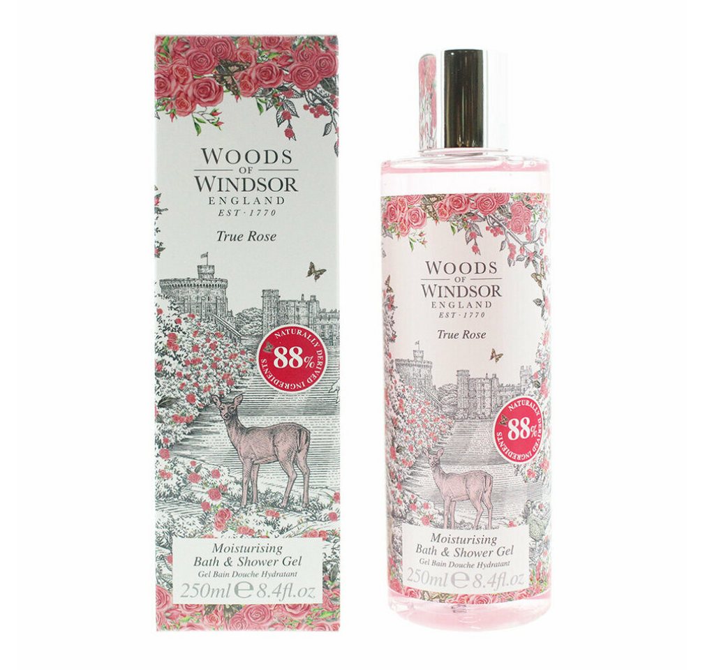 Woods of Windsor Duschgel True Rose Duschgel 248ml für Frauen von Woods of Windsor