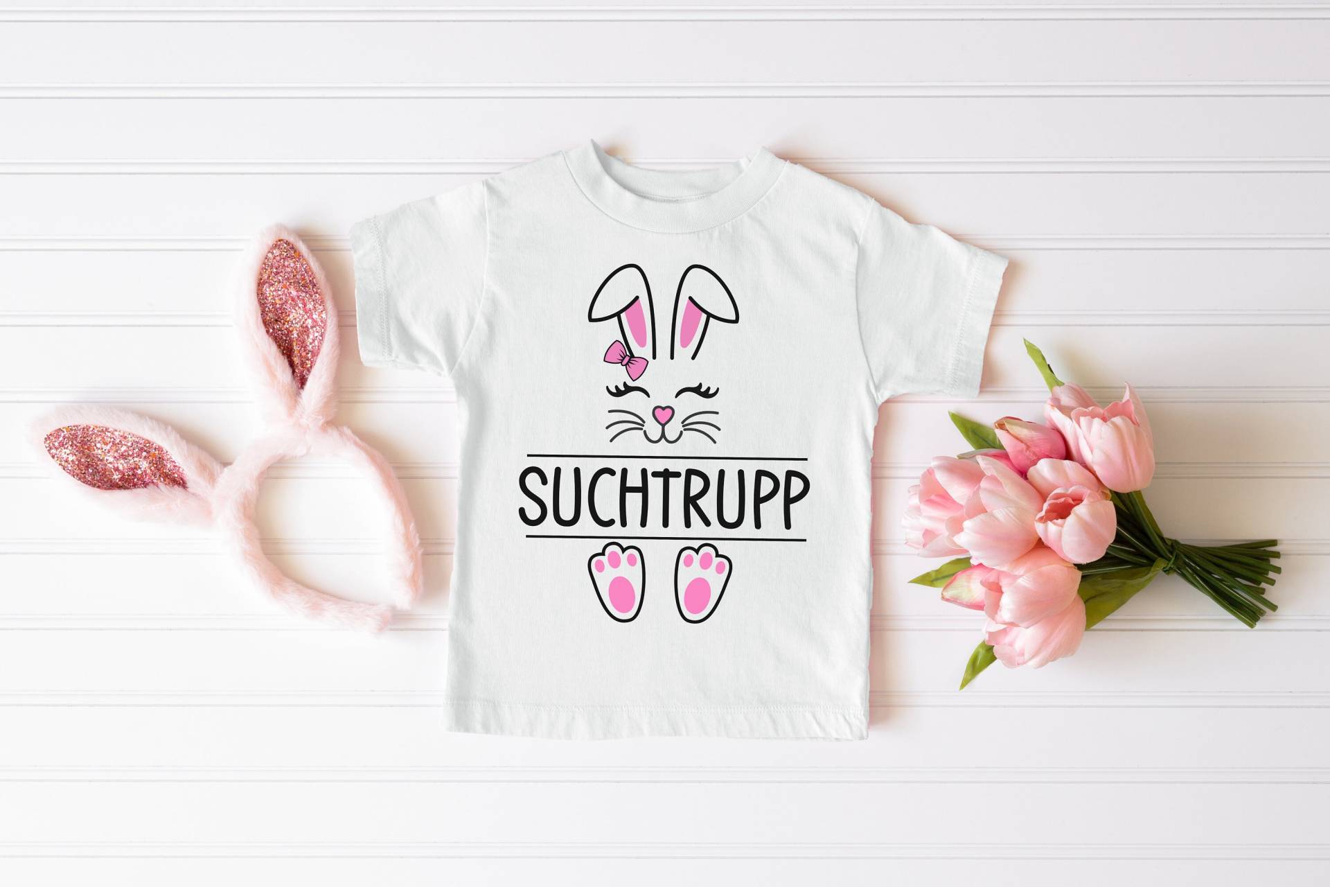 Ostern Suchtrupp Osterhase Mit Schleife Kindershirt, Lustiges Geschenk Zu von WoodstocksKreationen