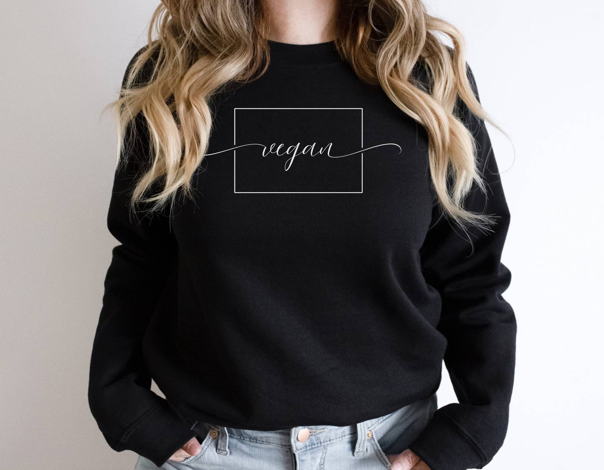 Vegan Sweatshirt, Statement Pullover, Animal Rights, Go Vegan, Plant Based, Pflanzenbasiert, Geschenk Für Veganer von WoodstocksKreationen