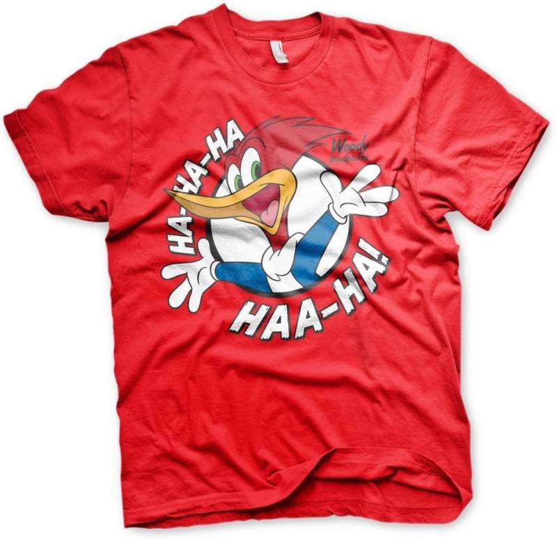 Woody Woodpecker T-Shirt Hahaha T-Shirt Woody Woodpecker T-Shirt Hahaha T-Shirt von Woody Woodpecker