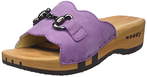 woody Damen Annika Holzschuh, Flieder, 34.5 EU woody Damen Annika Holzschuh, Flieder, 34.5 EU von woody