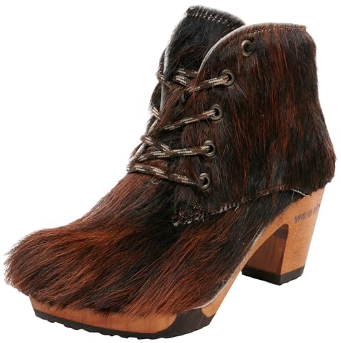 Woody Damen Betty Stiefelette, Natur Fell, 38 EU von Woody