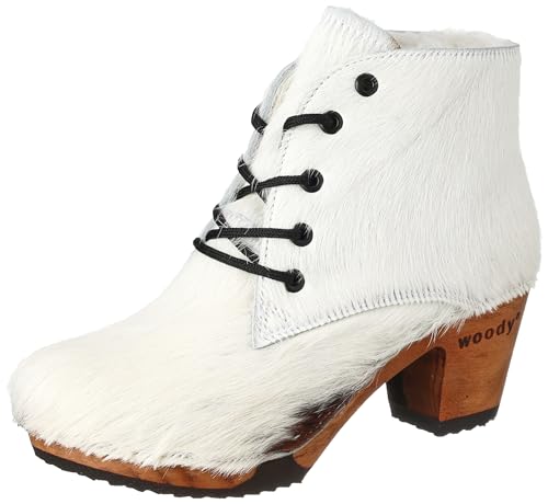 Woody Damen Betty Stiefelette, Weiss, 37 EU Woody Damen Betty Stiefelette, Weiss, 37 EU von woody