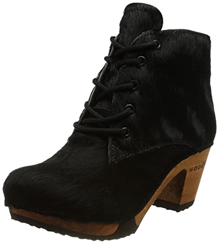 Woody Damen Betty Stiefelette, Fell schwarz, 39 EU von Woody