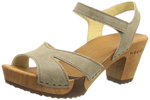 Woody Damen Carmen Holzschuh, Sand, 41 EU von Woody