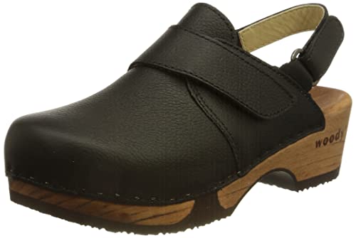 Woody Damen Cornelia Holzschuh, schwarz, 36 EU von Woody