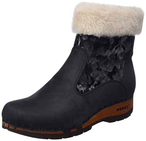 Woody Damen Elke Stiefelette, Schwarz, 36 EU von Woody