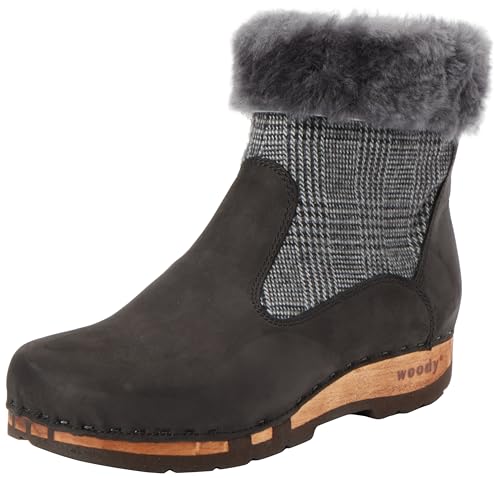 Woody Damen Elke Stiefelette, Nero-London, 41 EU von Woody