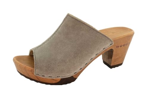 Woody Damen Elly Holzschuh, Sand, 36 EU von Woody