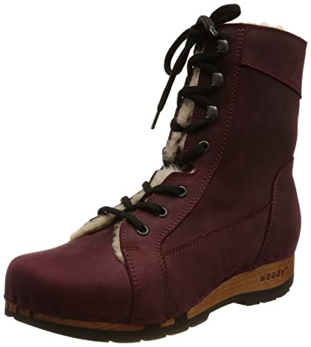 Woody Damen Heike Stiefelette, Fettleder Chianti, 40 EU von Woody