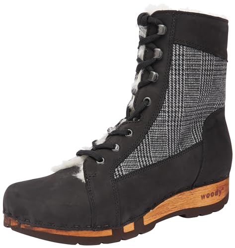 Woody Damen Heike Stiefelette, Nero-London, 40 EU von Woody