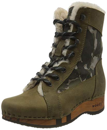 Woody Damen Heike Stiefelette, Olivia-Camouflage,41 EU von Woody