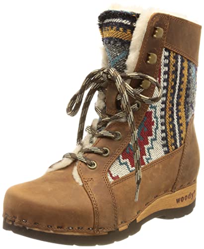 Woody Damen Heike Stiefelette, Tabacco, 36 EU von Woody