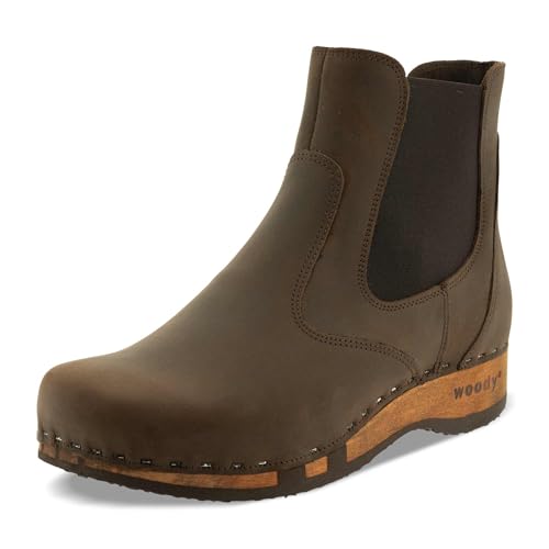woody Damen Jutta Clog Stiefelette, Caffe, 43 EU von woody
