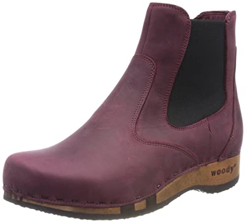 woody Damen Jutta Stiefelette, Chianti Leder, 43 EU von woody