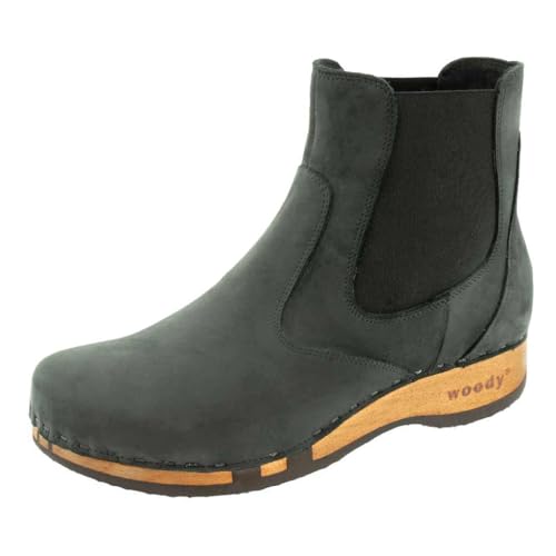 woody Damen Jutta Clog Stiefelette, Grigio, 41 EU woody Damen Jutta Clog Stiefelette, Grigio, 41 EU von woody