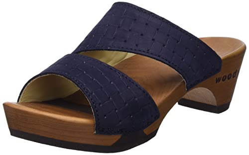 woody Damen Kate Holzschuh, Dark Blue, 36 EU von Woody