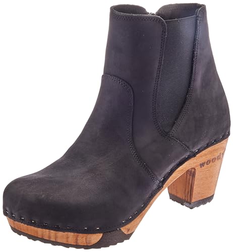 Woody Damen Lara Stiefelette, Nero, 36 EU von Woody