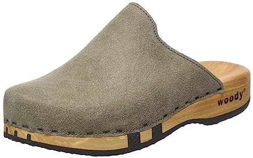 woody Damen Lea Holzschuh, Sand, 37 EU von Woody