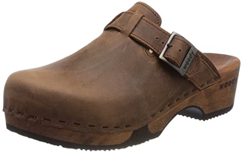 Woody Damen Manu Holzschuh, Tabacco, 36 EU von Woody