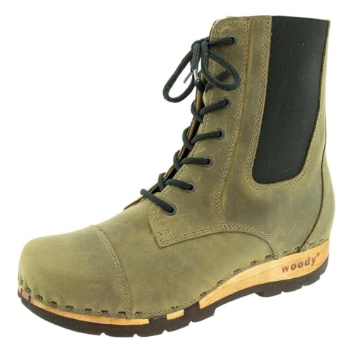 woody Damen Mara Clog Stiefelette, Olivia, 36 EU von woody