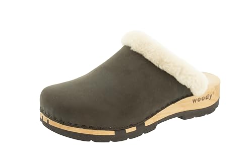 Woody Damen Marie Holzschuh, braun, 38 EU von Woody