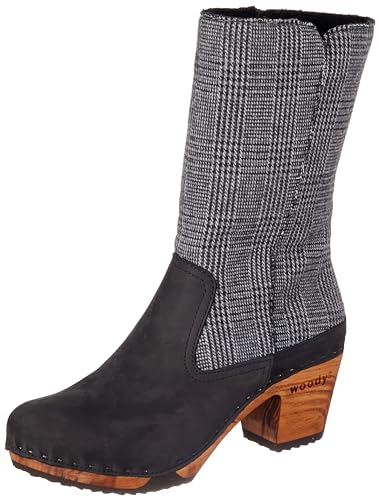 Woody Damen Marion Stiefelette, Nero-London, 36 EU von Woody