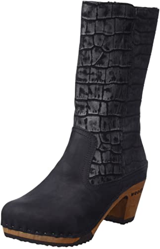 Woody Damen Marion Stiefelette, geöltes Leder Nero-Licia Nero, 36 EU von Woody