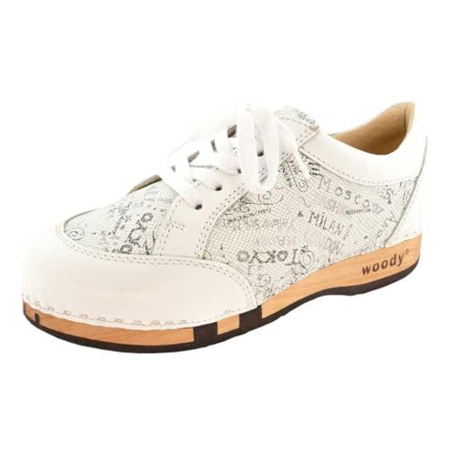 Woody Damen Mary Sneaker, Weiß, 39 EU von Woody