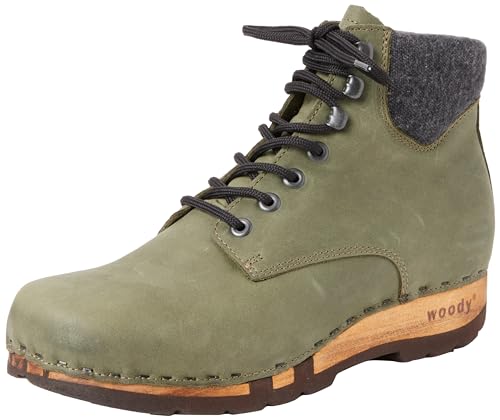 Woody Damen Mona Stiefelette, grün, 37 EU von woody