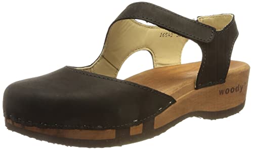 Woody Damen Nicole Holzschuh, Schwarz, 37 EU von Woody