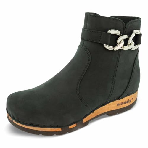 Woody Damen Ofelia Stiefelette, Nero, 42 EU von Woody