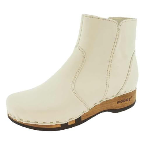 Woody Damen Olga Stiefelette, Creme, 37 EU von Woody