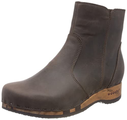 Woody Damen Olga Stiefelette, Fettleder Caffe, 37 EU von Woody