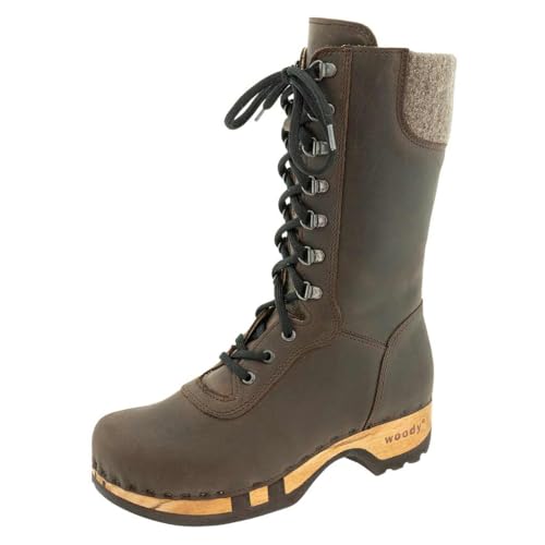 Woody Damen Ramona Halblange Stiefel, Caffe, 37 EU von Woody