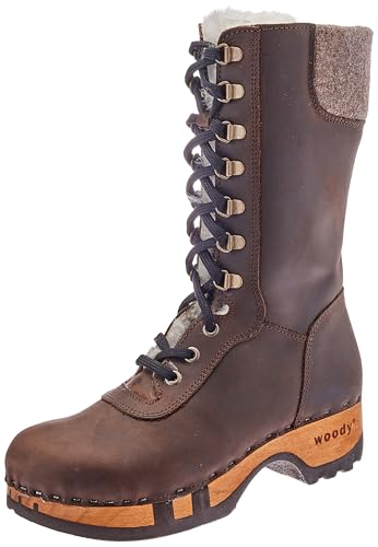 Woody Damen Rosanna Halblange Stiefel, Caffe, 41 EU von Woody