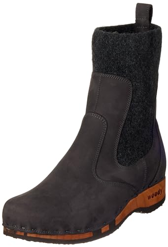 Woody Damen Simone Stiefelette, Grigio, 36 EU von Woody