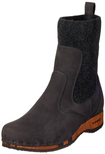 Woody Damen Simone Stiefelette, Grigio, 38 EU von woody