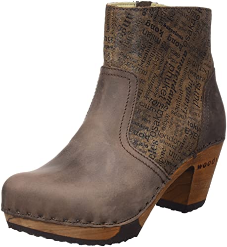 Woody Damen Tanja Stiefelette, Fettleder Caffe-Cuero, 41 EU von Woody