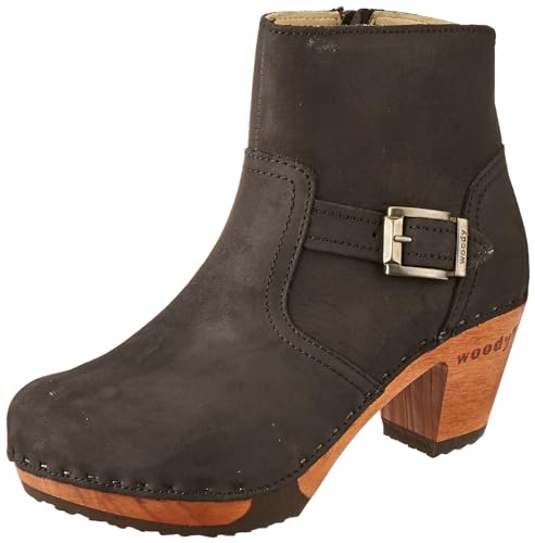 Woody Damen Tina Stiefelette, Nero, 39 EU von Woody