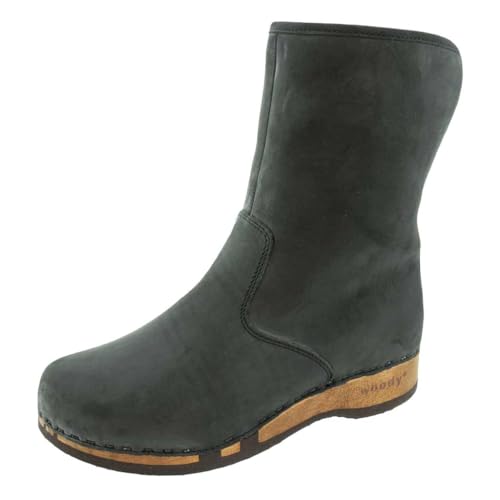 Woody Damen Ulli Halblange Stiefel, Nero, 42 EU von Woody