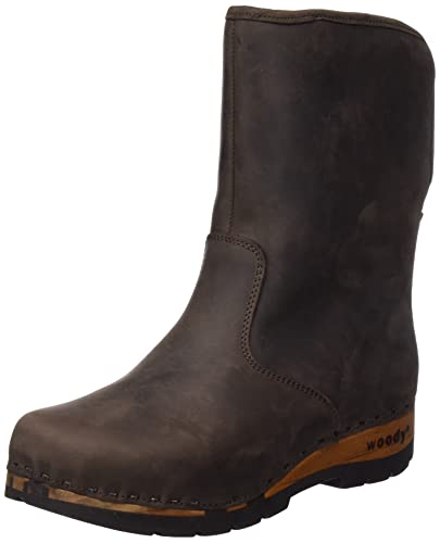 Woody Damen Ulli Stiefelette, Fettleder Caffe, 41 EU von Woody