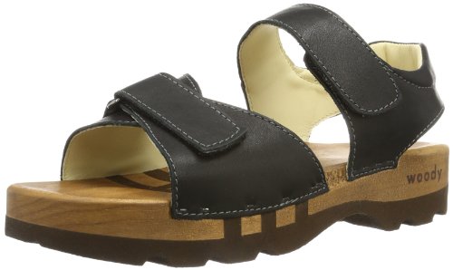 Woody Felix 10852 Herren Sandale, Schwarz (Antico Schwarz), 40 EU von Woody