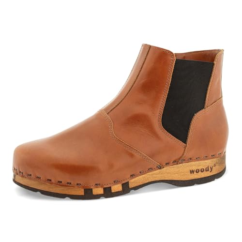 woody Herren Louis Clog Stiefelette, Cognac, 47 EU woody Herren Louis Clog Stiefelette, Cognac, 47 EU von woody