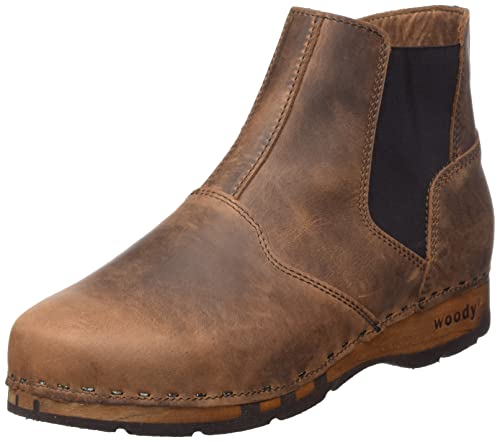 Woody Herren Louis Stiefelette, Fettleder Tabacco, 41 EU von Woody